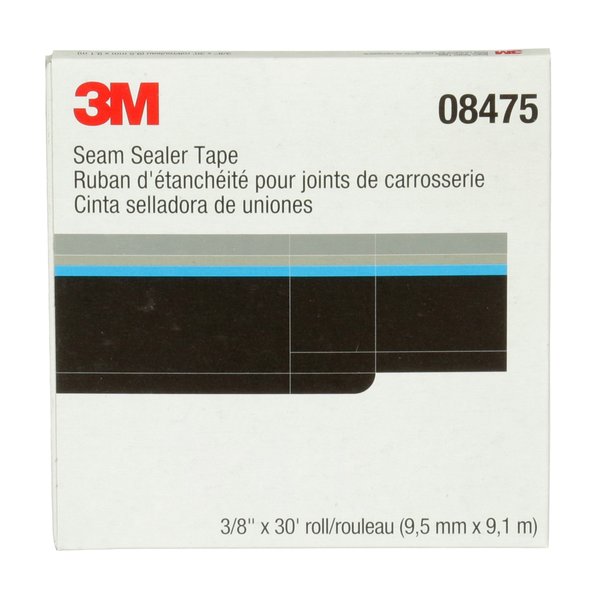 3M Seam Sealer, Tape, 3/8" x 30ft., PK12 08475
