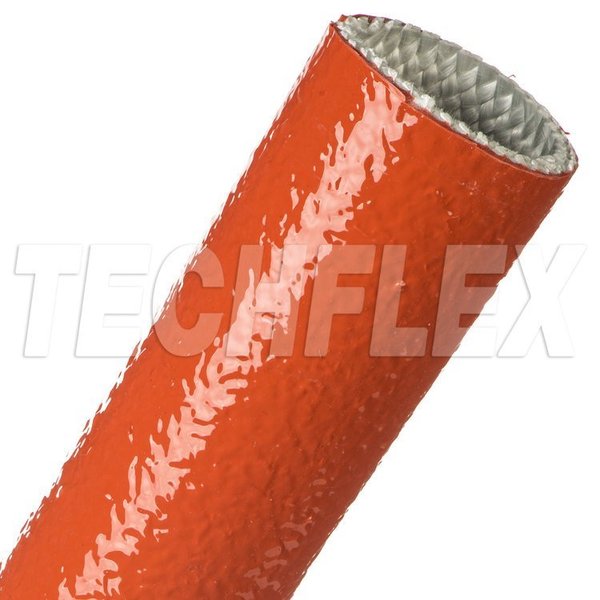 Techflex Fireflex AERO Grade SIL/Glass 1-5/8", Red FIA1.63RD
