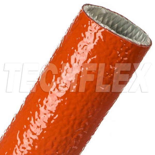 Techflex Fireflex AERO Grade SIL/Glass 2", Red FIA2.00RD