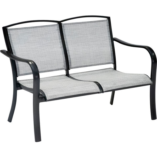 Hanover Foxhill All-Weather Commercial-Grade Aluminum Loveseat FOXHLLVST-GMASH