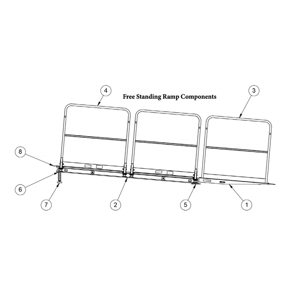 Bil-Jax AS2100 Ramp - End Starter 0105-45-0001