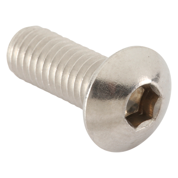 Zoro Select #10-32 Socket Head Cap Screw, Plain 18-8 Stainless Steel, 1/2 in Length, 100 PK U51130.019.0050