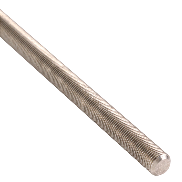 Zoro Select Fully Threaded Rod, 1/2"-20, 12 ft, Stainless Steel, 18-8, Plain Finish 10368