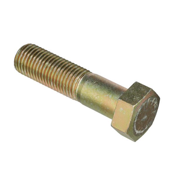 Zoro Select Grade 8, 1-1/4"-7 Hex Head Cap Screw, Zinc Yellow Steel, 5 in L U04104.125.0500