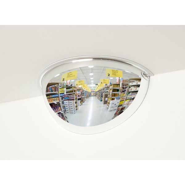 See All Industries Mirror, Half Dome, Steel, 12" PVS12-180