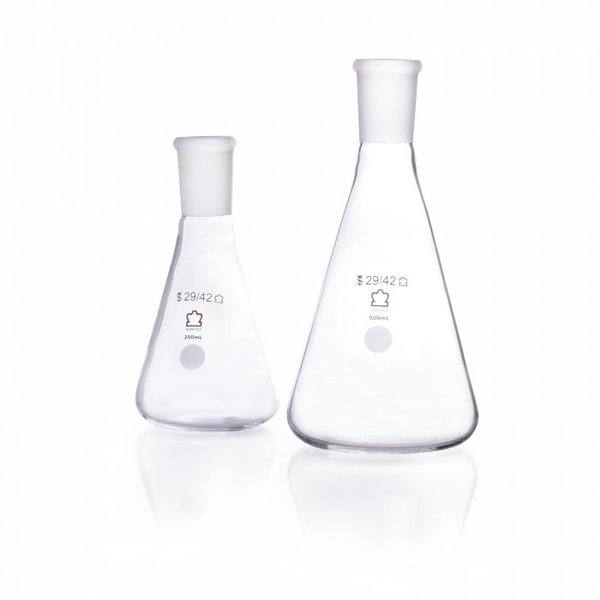 Kontes Jointed Narrow Mouth Erlenmeyer Flask, 2 617000-0229