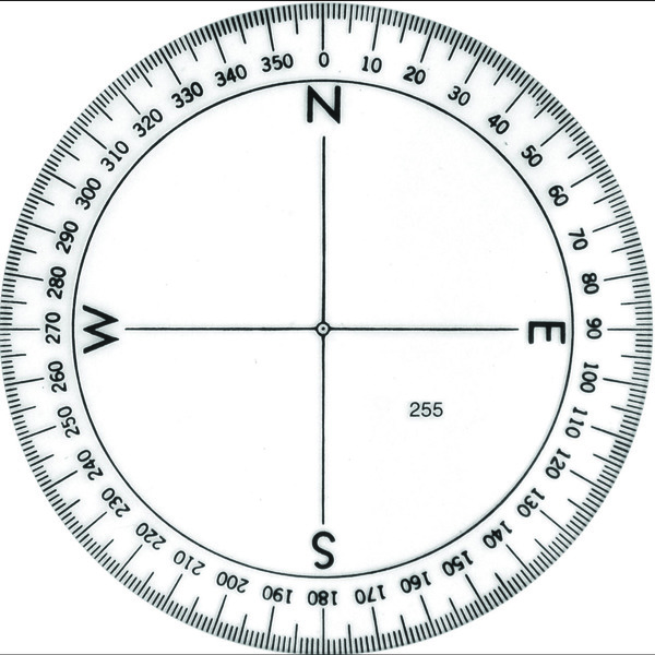 Westcott ‎360-Degree Protractor Compass for Drawing and Drafting