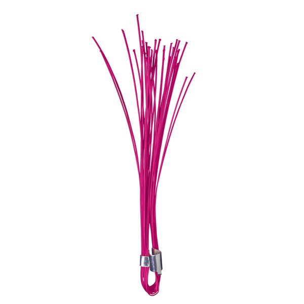 Mutual Industries Stake Whiskers, 6", Glo Pink, 500/Box 15900-175