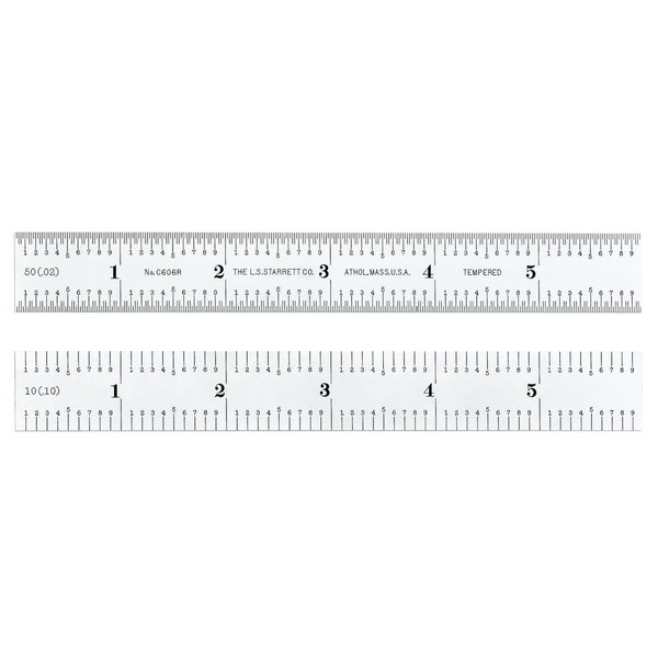 Starrett Rule 12IN C606R-12