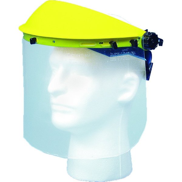 Mutual Industries Plastic Face Shield With Visor (2Pk) M50510