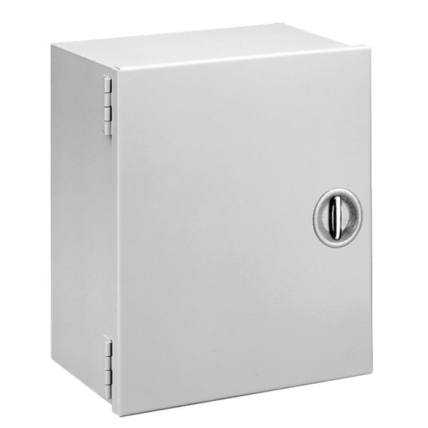 Nvent Hoffman Hinged-Cover with Recessed Handle, Type 1, 20.00x16.00x8.62, Gray, Ste A20N168LP