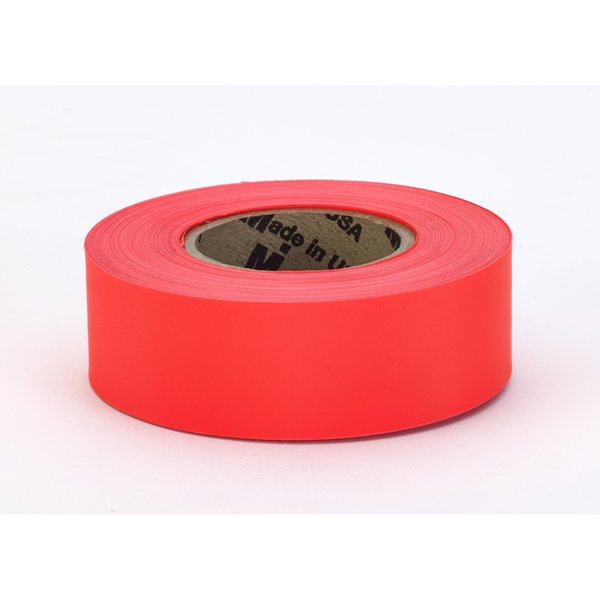 Mutual Industries Tundra Flagging Tape, Glo Orange M17777-145-1875