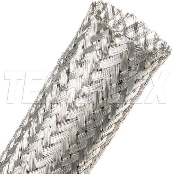 Techflex Tinned Copper, Tubular Braid, 2-1/4" MBN2.25SV