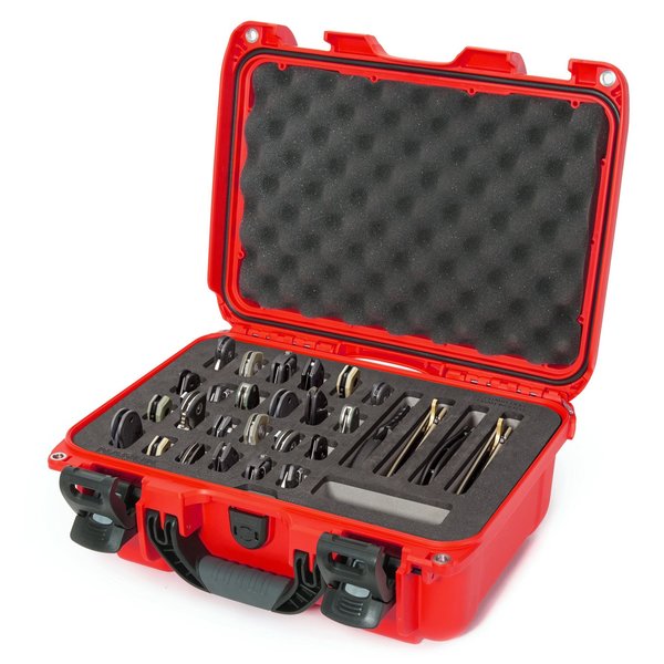 Nanuk Cases Case with Foam Insert for 28 Knives, Red, 915S-080RD-0A0-21053 915S-080RD-0A0-21053