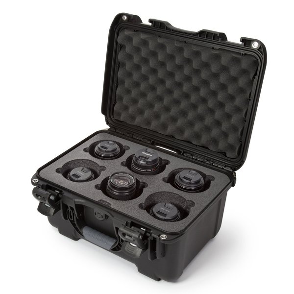 Nanuk Cases Case with Foam Insert for 6 Lens, Black, 918S-080BK-0A0-19337 918S-080BK-0A0-19337