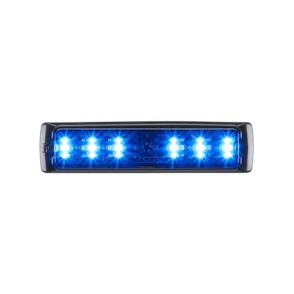 Federal Signal Emergency Light, 6-LED, Blue MPS61U-B