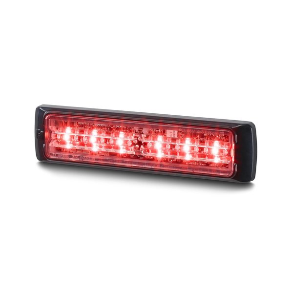 Federal Signal Emergency Light, 12-LED, Red/White MPS62U-RW