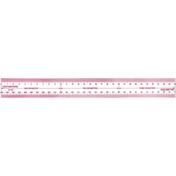 Westcott Rulers, 30 cm Metric ruler M-108