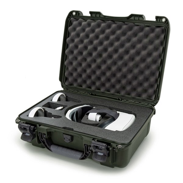 Nanuk Cases Case with Foam Insert for Oculus 2, Olive, 925S-080OL-0A0-21313 925S-080OL-0A0-21313