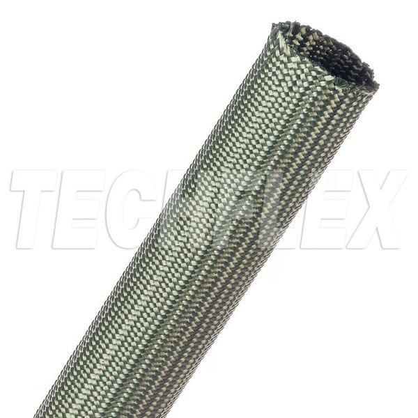 Techflex Nomex Braided Sleeving, 1", Green NXN1.00GN