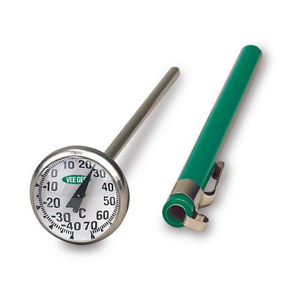 Vee Gee Thermometer, Dial, 50 to 550 degrees F 81550