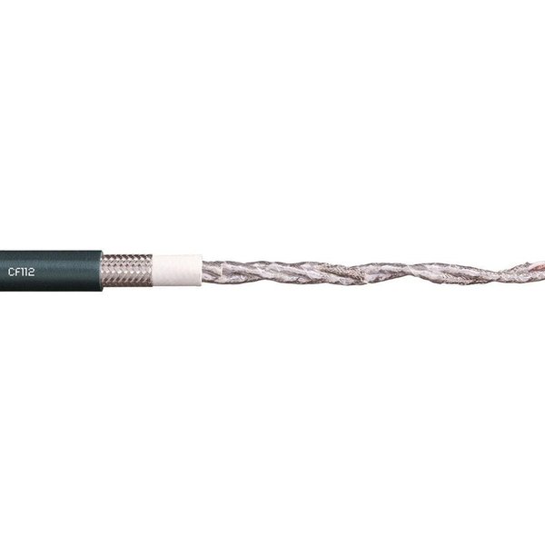 Chainflex Data Cable, PUR, 0.43 in dia, Gray CF112-02-04-02