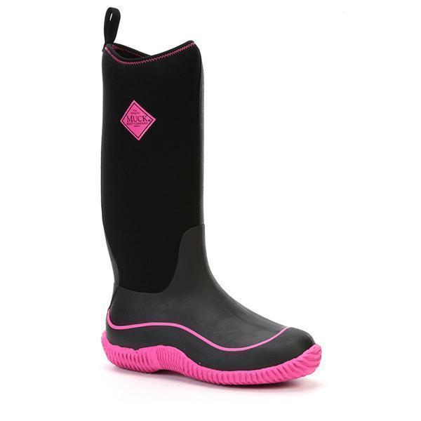Muck Boot Co Hale, Women, Black / Hot Pink, 7, PR HAW-404-PNK-070