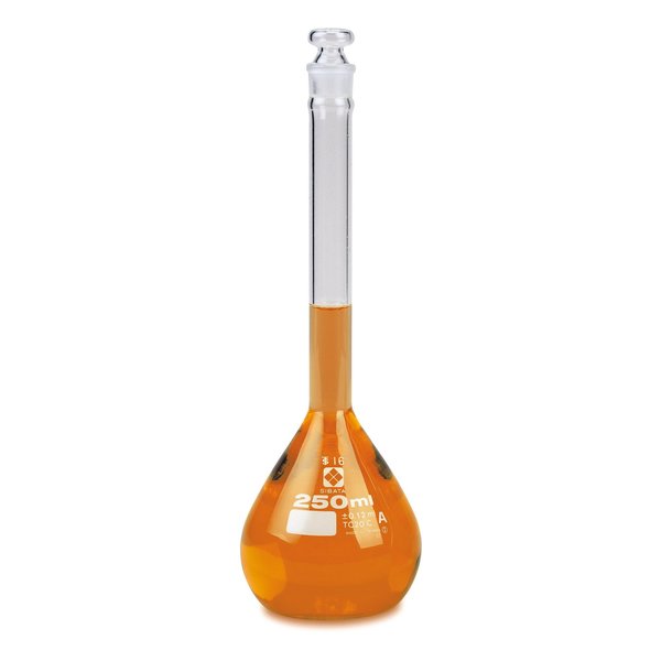 Vee Gee Glass Volumetric Flasks, w/Tapered, PK 4 2306A-100