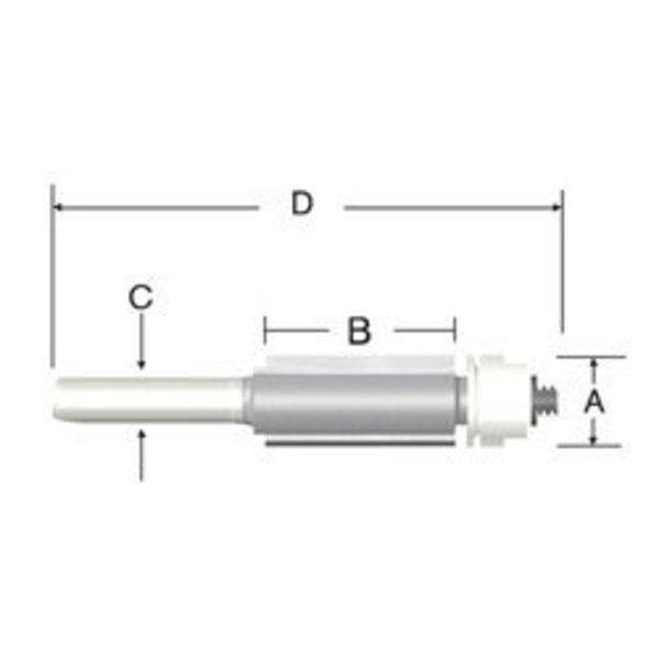 Vermont American Straight 1/2TBB 1/4S Rtr Bit 1/2x1 23161