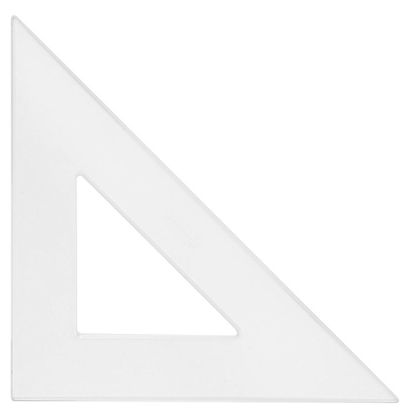 Westcott Triangles, 8" Styrene Triangle - 45/90 S450-8