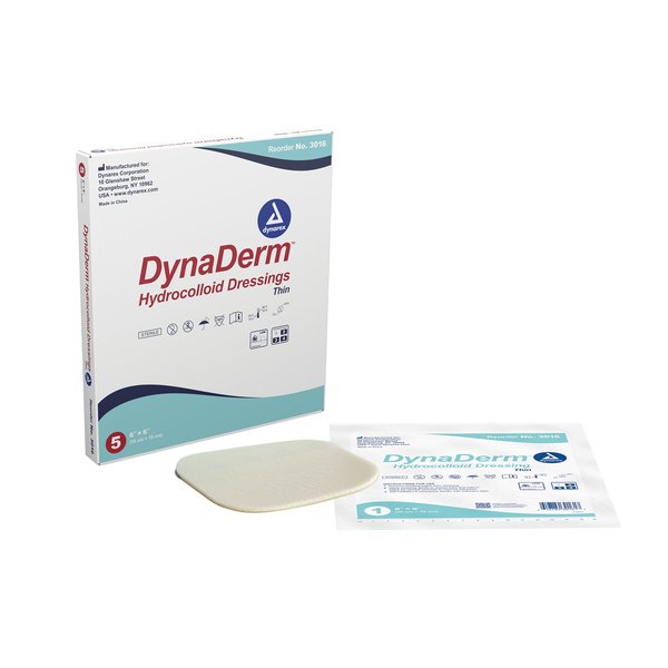 Dynarex DynaDerm Hydrocolloid Dressing-T, PK60 3016