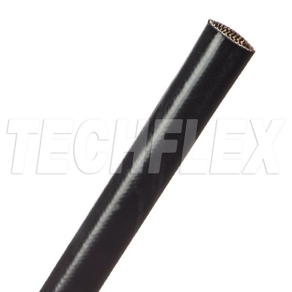 Techflex Silicone Fiberglass Grade A 1/2" BLK SFA0.50BK