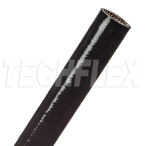 Techflex Silicone Fiberglass Grade A 3/4" BLK SFA0.75BK
