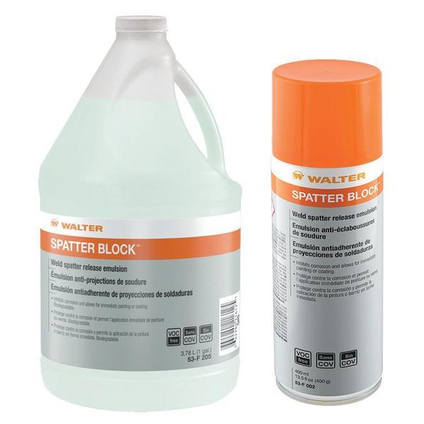 Walter Surface Technologies Anti-Spatter Liquid, Gen Purpose, 55 gal. 53F208