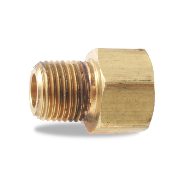 Velvac Brass Pipe Fitting, 1/8" Pipe Size 018034