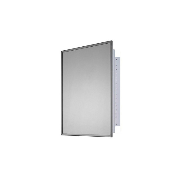 Ketcham 16" x 22" Deluxe Recessed Mounted SS Framed Medicine Cabinet 171