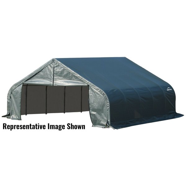 Shelterlogic ShelterCoat 13 x 24 ft. Garage Round Green STD 74342