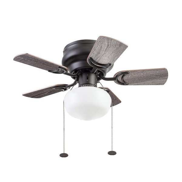 Prominence Home Hero, 28 in. Ceiling Fan with Light, Espresso 51655-40 ...