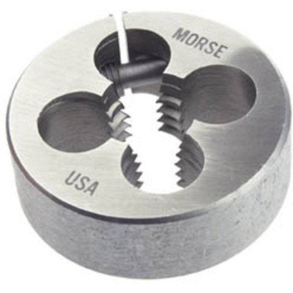 Morse Threading Die, Adjustable 58 31212 | Die Thickness, Round 2 Series Imperial, Zoro 1195, 112, Ou UNF, Split