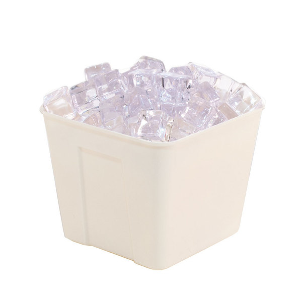 3 Quart Square Plastic Ice Buckets