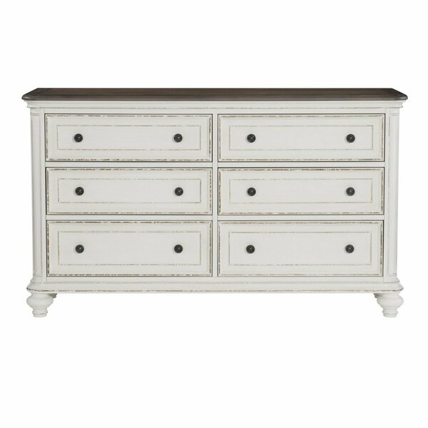 Homelegance Baylesford Bedroom Dresser, White 1624W-5