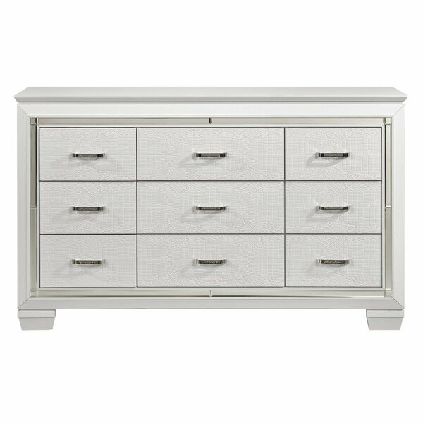 Homelegance Allura Bedroom Dresser, White 1916W-5