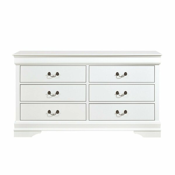 Homelegance Mayville Bedroom Dresser, White 2147W-5