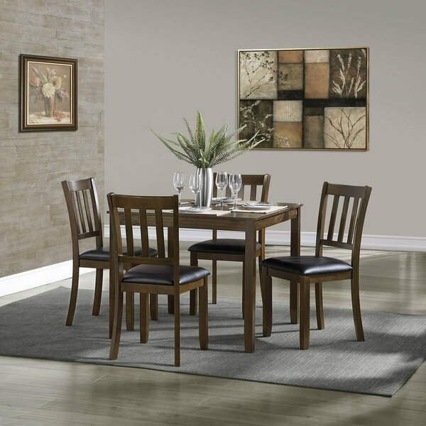 Homelegance Faust 5PC Dining Set W5839CH