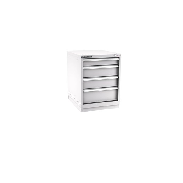 Champion Tool Storage 22-3/16 W, 29-7/8 H, 28-1/2 D, 4 Dwrs, 33  Compartment-Light Gray N12000401ILCFTB-LG