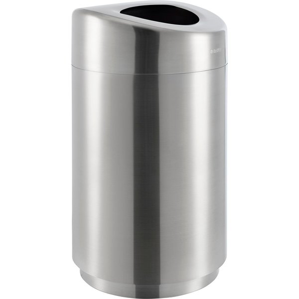 Global Industrial Slim Trash Container, 23 Gallon, Gray 