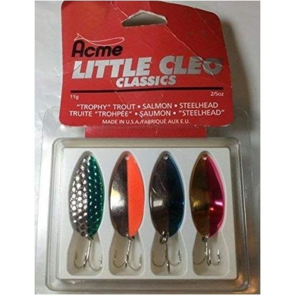 Acme Little Cleo Classics Lure Kit, 25 Oz, Assorted, 4PK KT 40