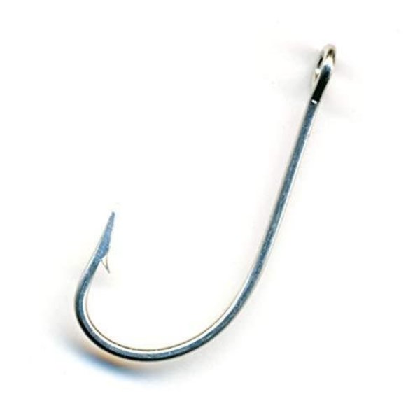 Eagle Claw O'Shaughnessy Hook, Size 40, Forged, NonOffset Ringed Eye, Sea  Guard, 8PK 254AH-4/0