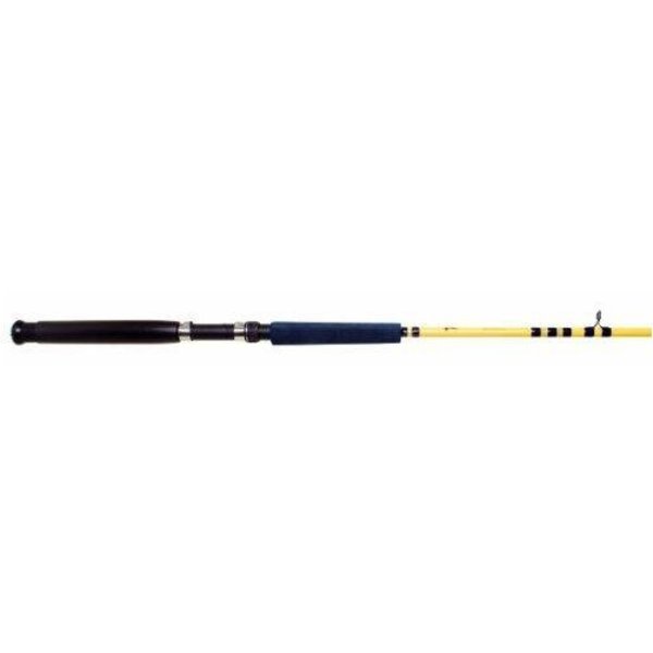 Eagle Claw Starfire Downrigger Rod, 8'6, 2 Pc, Med Hvy 8 Lb 20 Lb Line, 10  Guides Tip SF400A-8'6