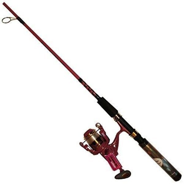 Roddy Hunter LedLite Spin Combo, With Line, 3Bb 511, 1106, 5' 6, Ml, Pink